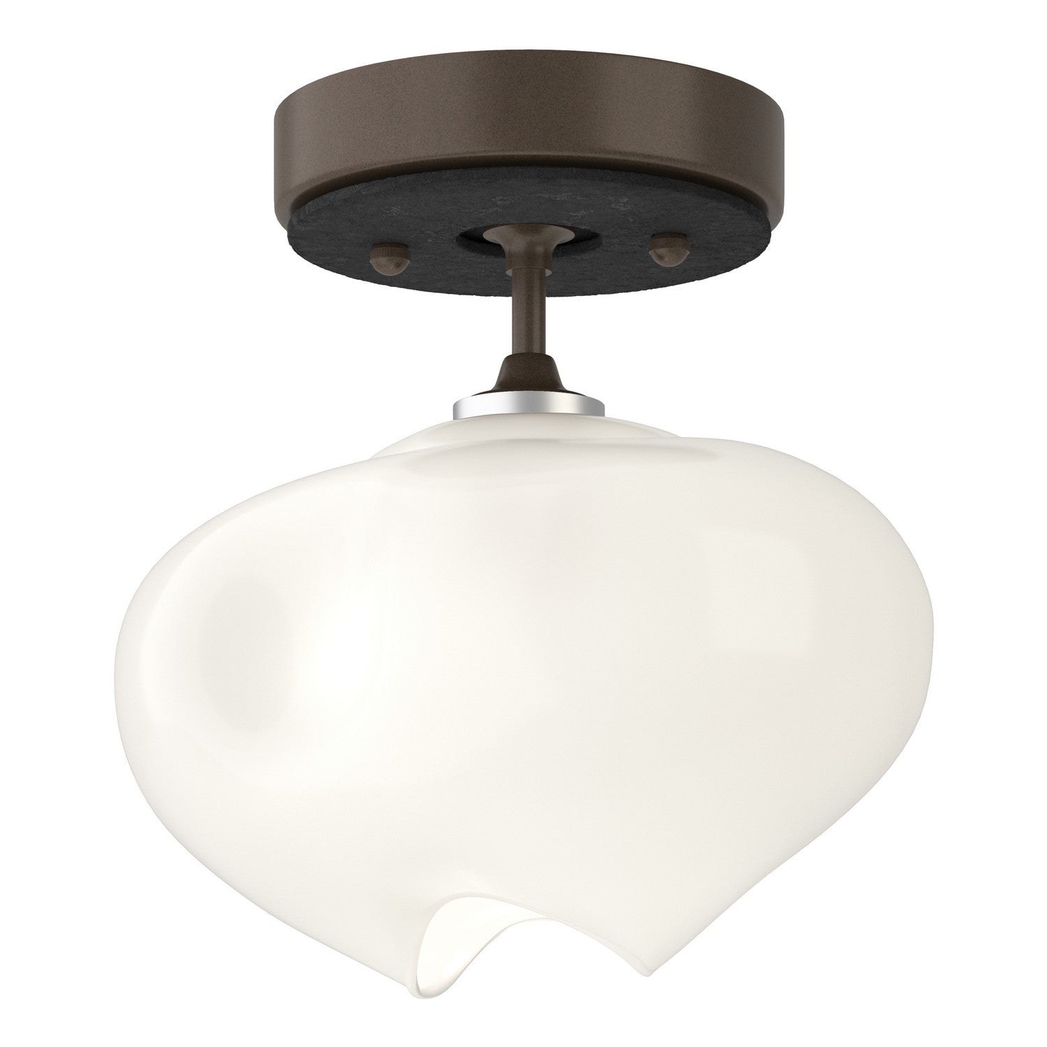 Hubbardton Forge - 121372-SKT-05-10-FD0710 - One Light Semi-Flush Mount - Ume - Bronze