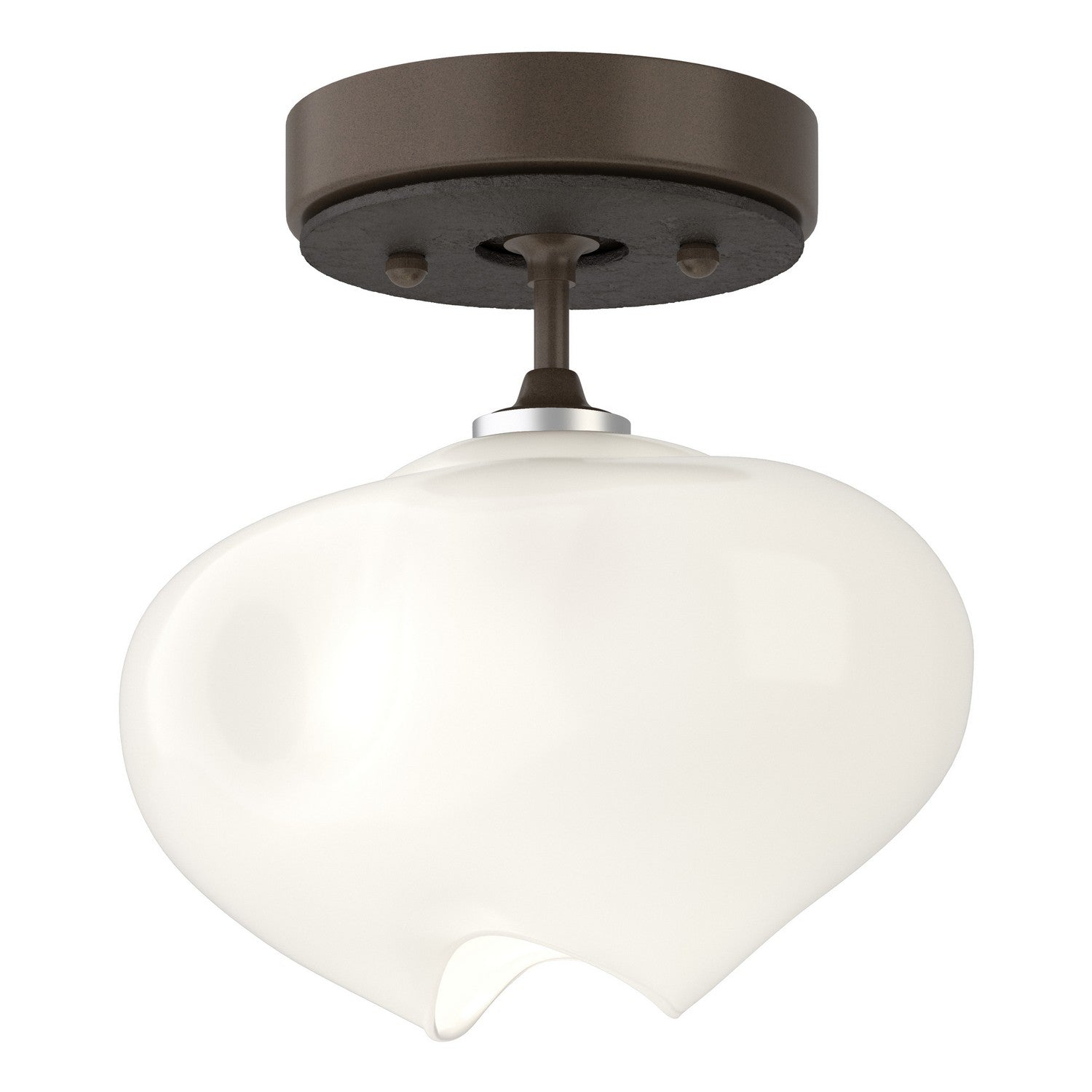 Hubbardton Forge - 121372-SKT-05-14-FD0710 - Ume 1-Light Semi-Flush - Ume - Bronze