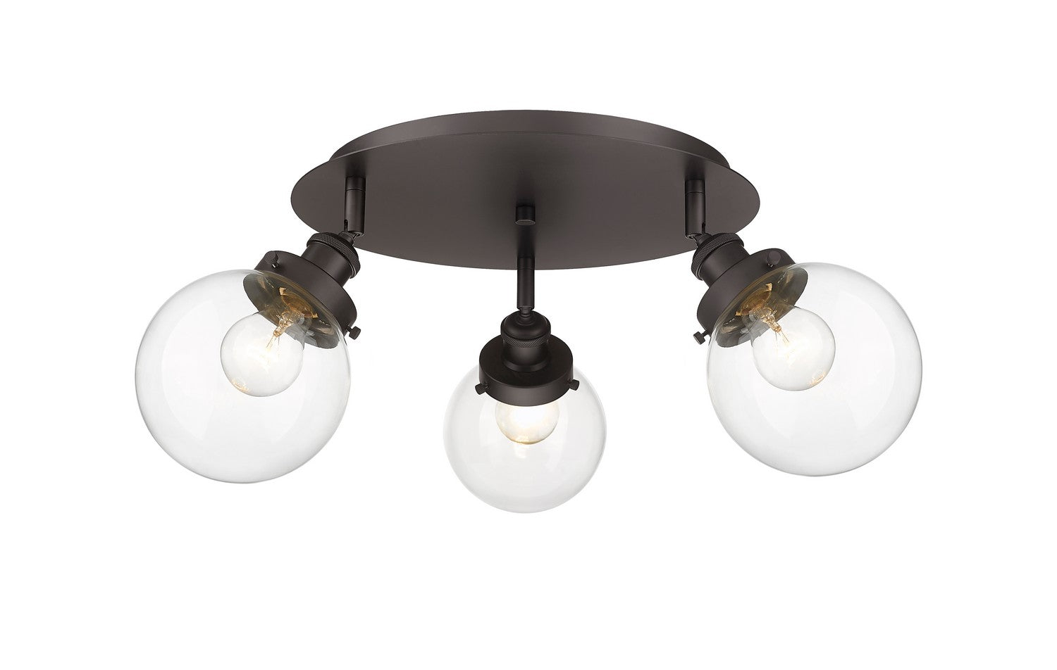 Innovations - 916-3C-OB-G202-6 - Three Light Flush Mount - Downtown Urban - Oil Rubbed Bronze