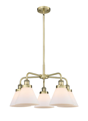 Innovations - 916-5CR-AB-G41 - Five Light Chandelier - Ballston Urban - Antique Brass