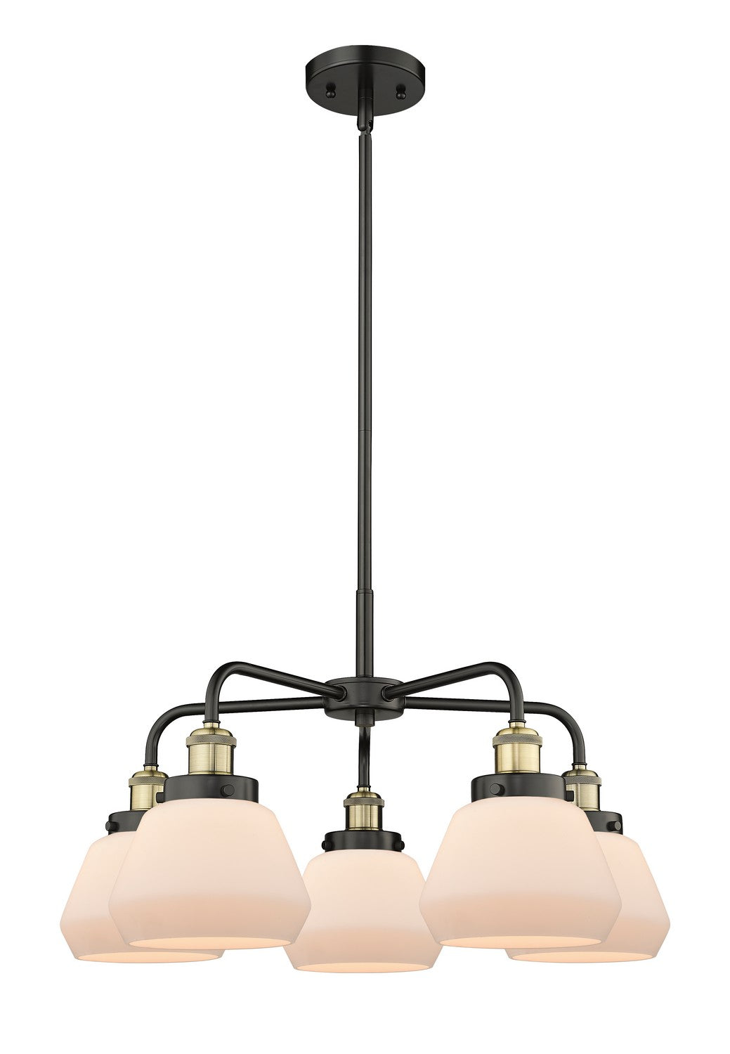 Innovations - 916-5CR-BAB-G171 - Five Light Chandelier - Downtown Urban - Black Antique Brass