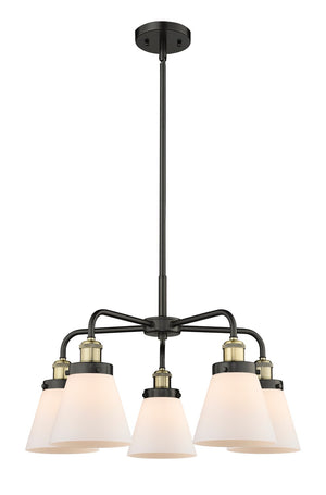 Innovations - 916-5CR-BAB-G61 - Five Light Chandelier - Downtown Urban - Black Antique Brass