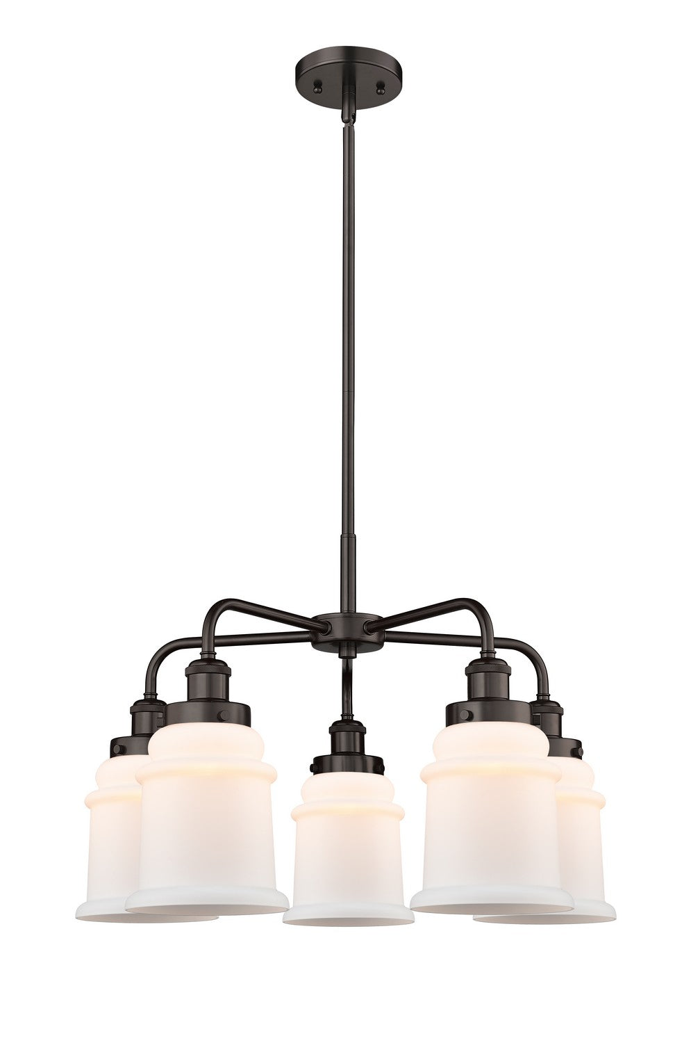 Innovations - 916-5CR-OB-G181 - Five Light Chandelier - Ballston Urban - Oil Rubbed Bronze