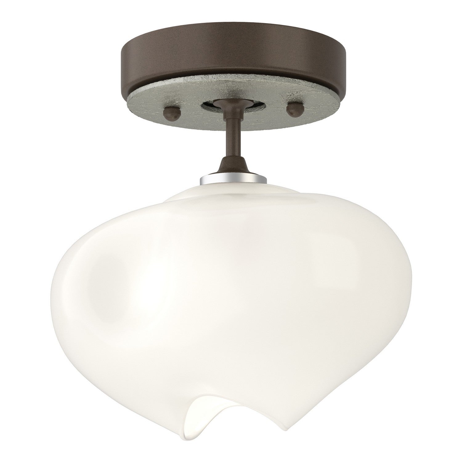 Hubbardton Forge - 121372-SKT-05-85-FD0710 - One Light Semi-Flush Mount - Ume - Bronze