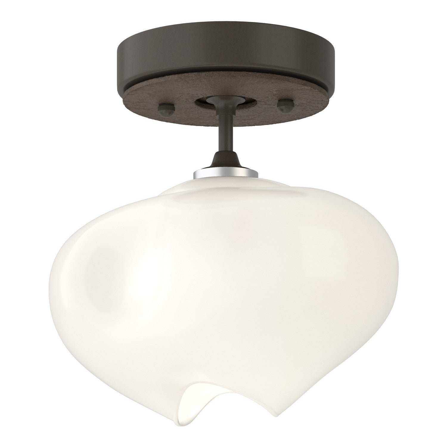Hubbardton Forge - 121372-SKT-07-05-FD0710 - Ume 1-Light Semi-Flush - Ume - Dark Smoke