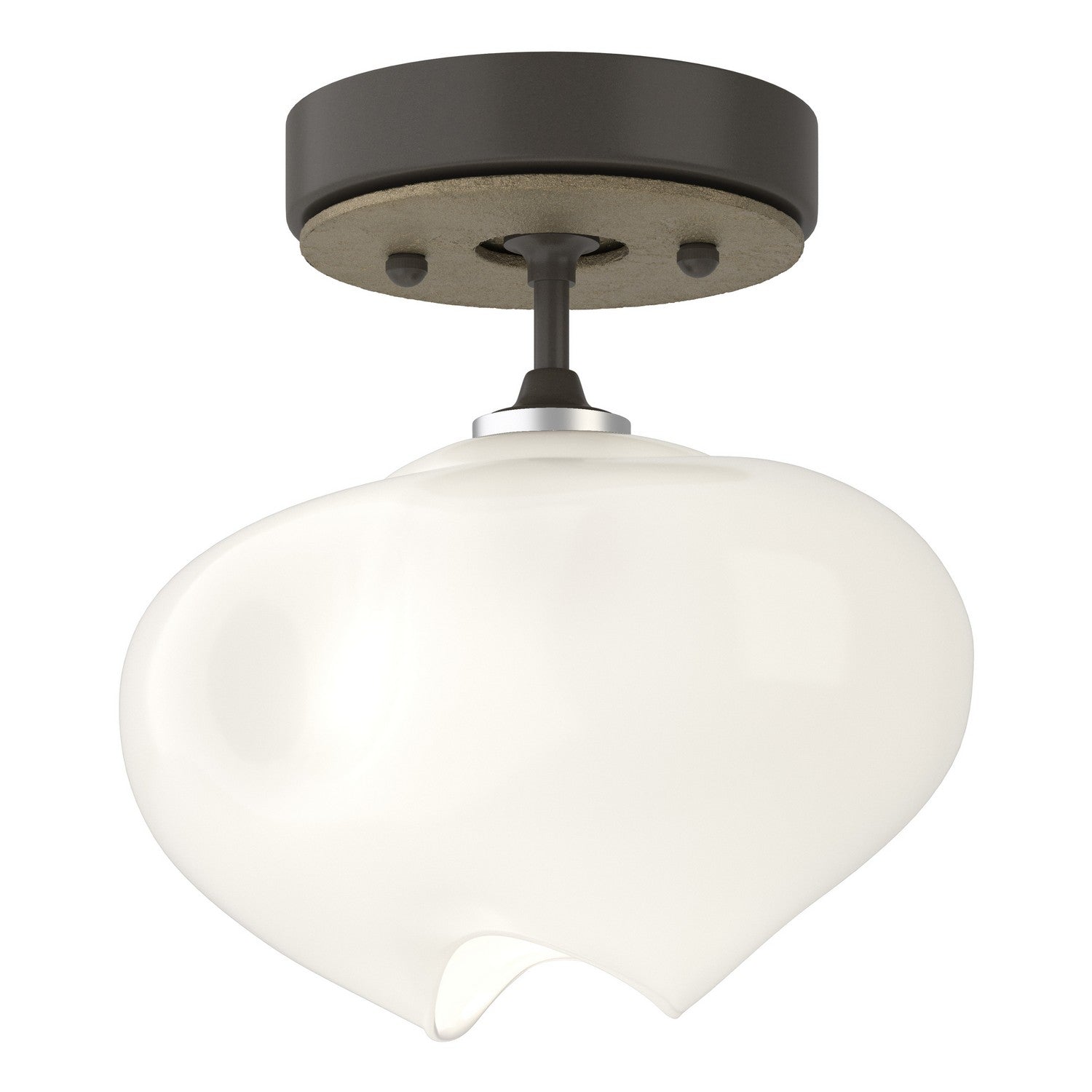 Hubbardton Forge - 121372-SKT-07-84-FD0710 - Ume 1-Light Semi-Flush - Ume - Dark Smoke