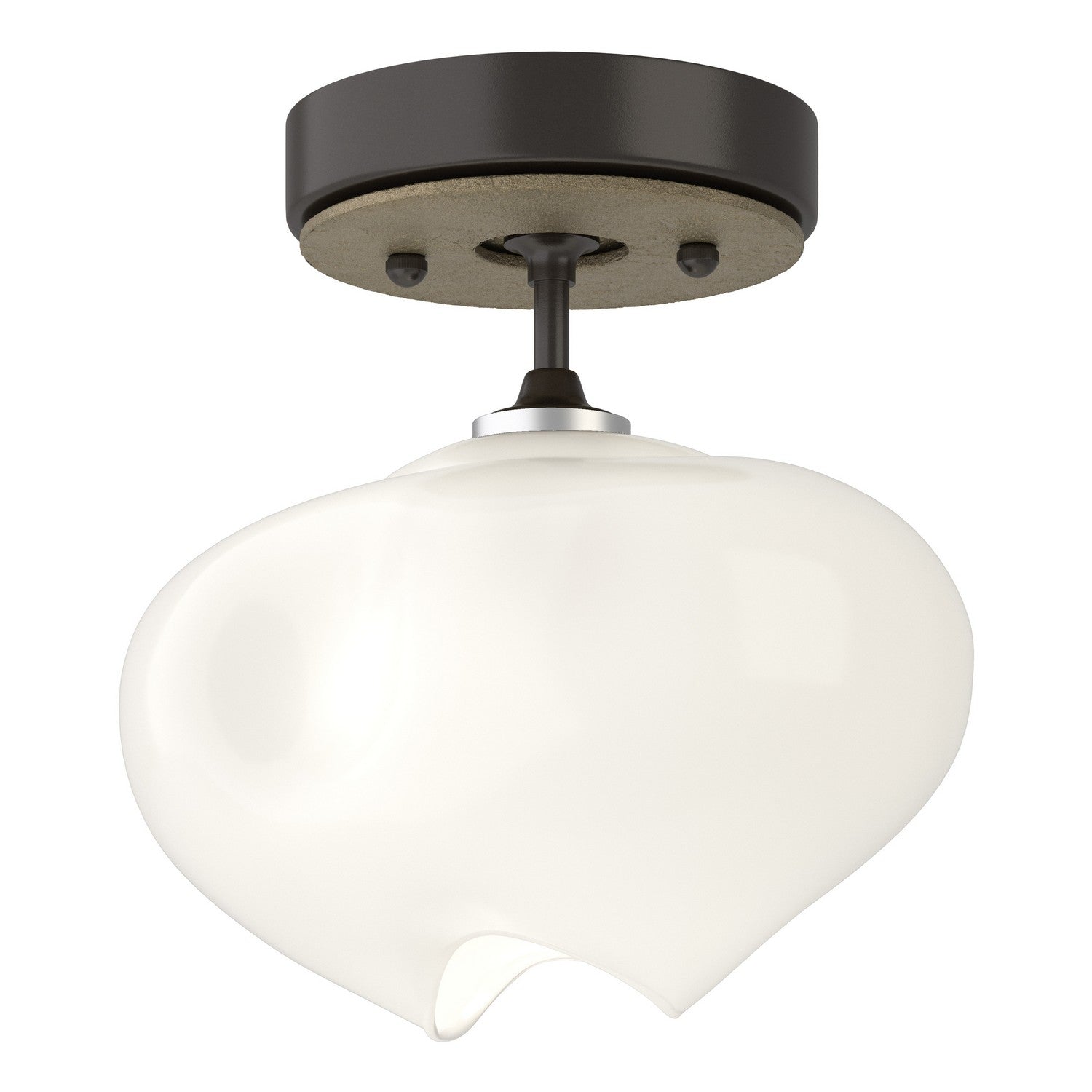Hubbardton Forge - 121372-SKT-14-84-FD0710 - Ume 1-Light Semi-Flush - Ume - Oil Rubbed Bronze