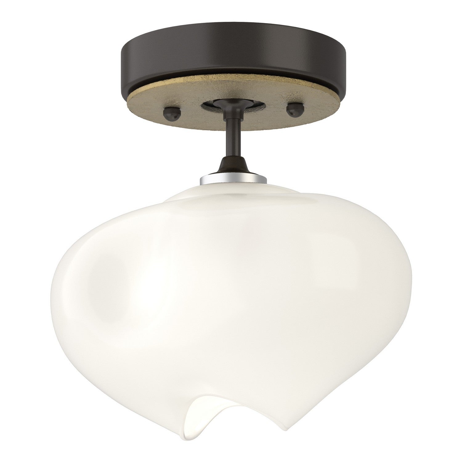 Hubbardton Forge - 121372-SKT-14-86-FD0710 - One Light Semi-Flush Mount - Ume - Oil Rubbed Bronze