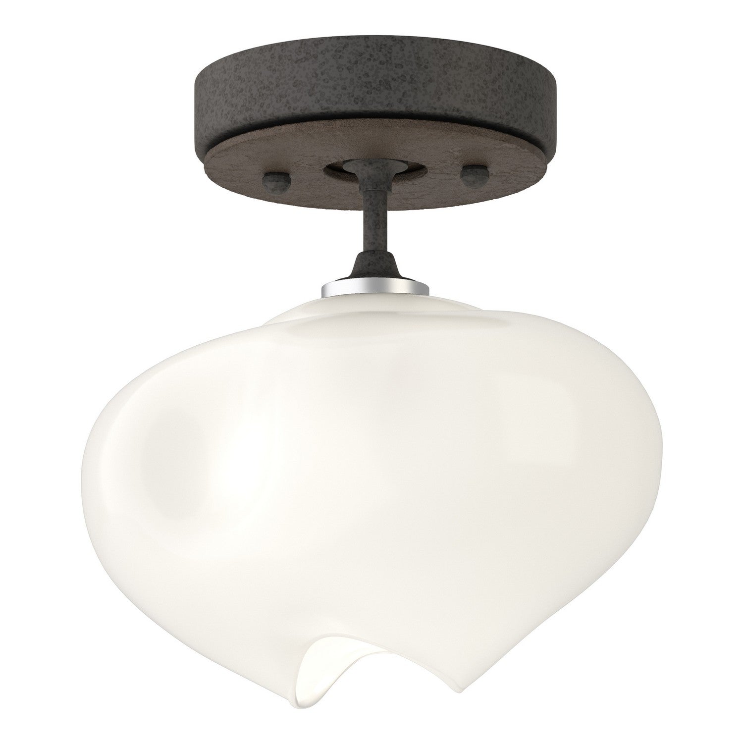 Hubbardton Forge - 121372-SKT-20-05-FD0710 - One Light Semi-Flush Mount - Ume - Natural Iron