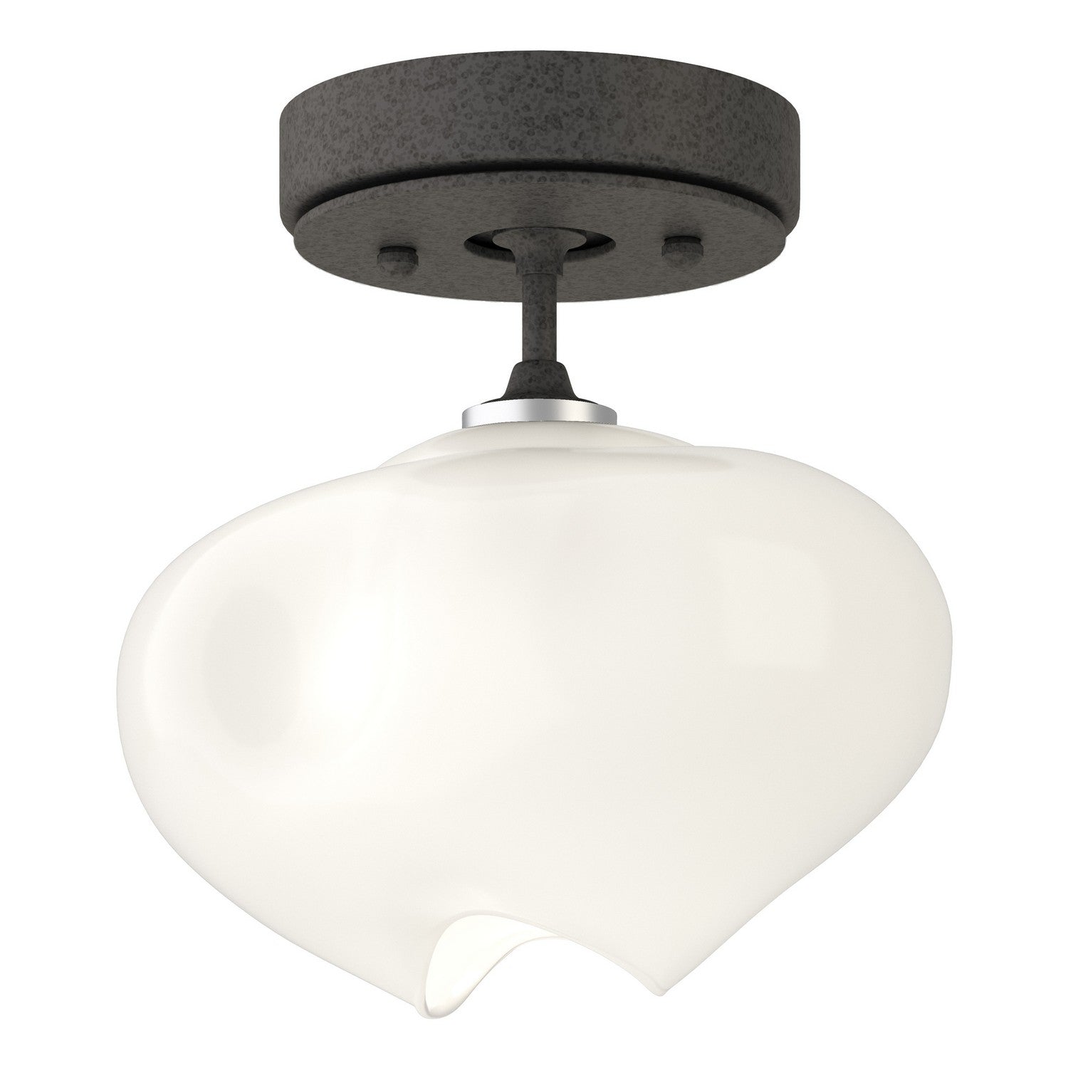 Hubbardton Forge - 121372-SKT-20-20-FD0710 - Ume 1-Light Semi-Flush - Ume - Natural Iron