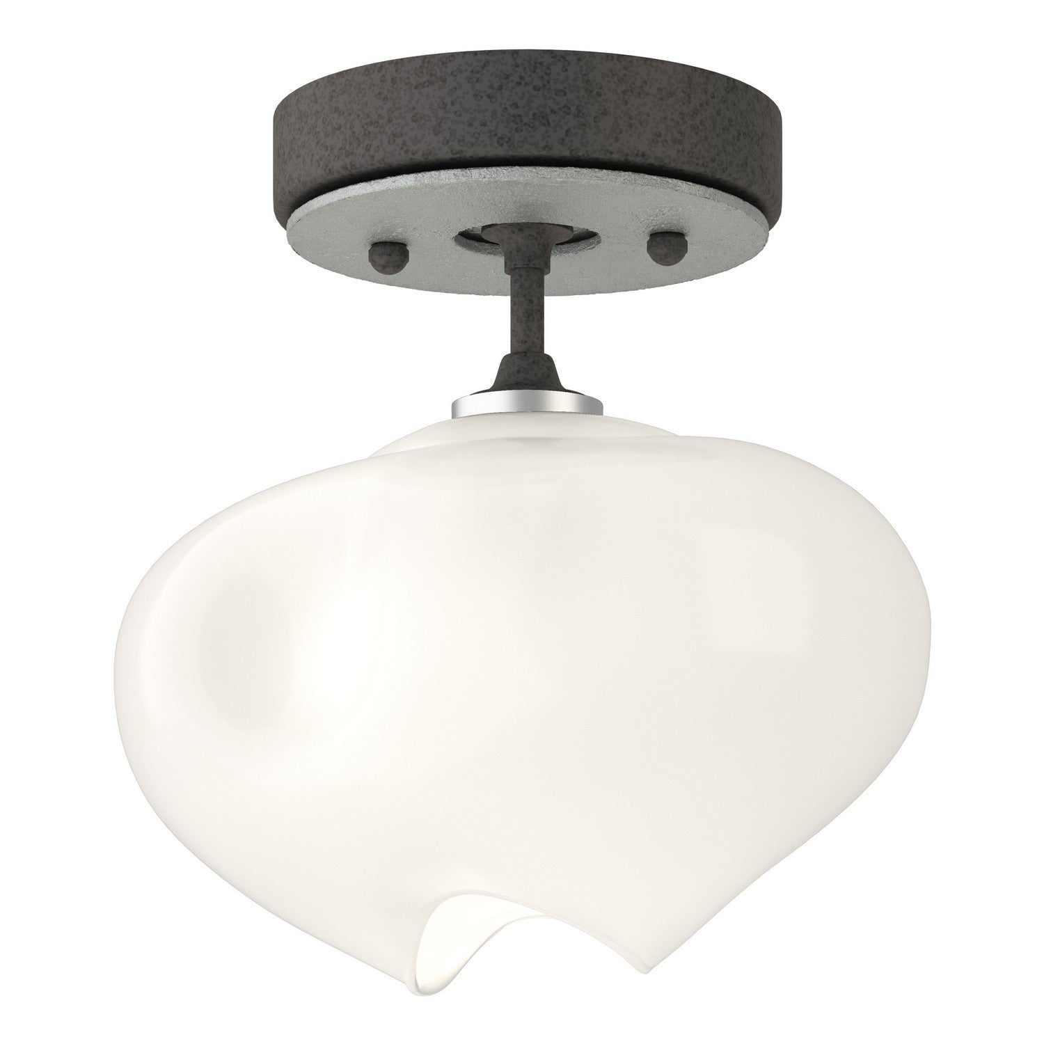 Hubbardton Forge - 121372-SKT-20-82-FD0710 - Ume 1-Light Semi-Flush - Ume - Natural Iron