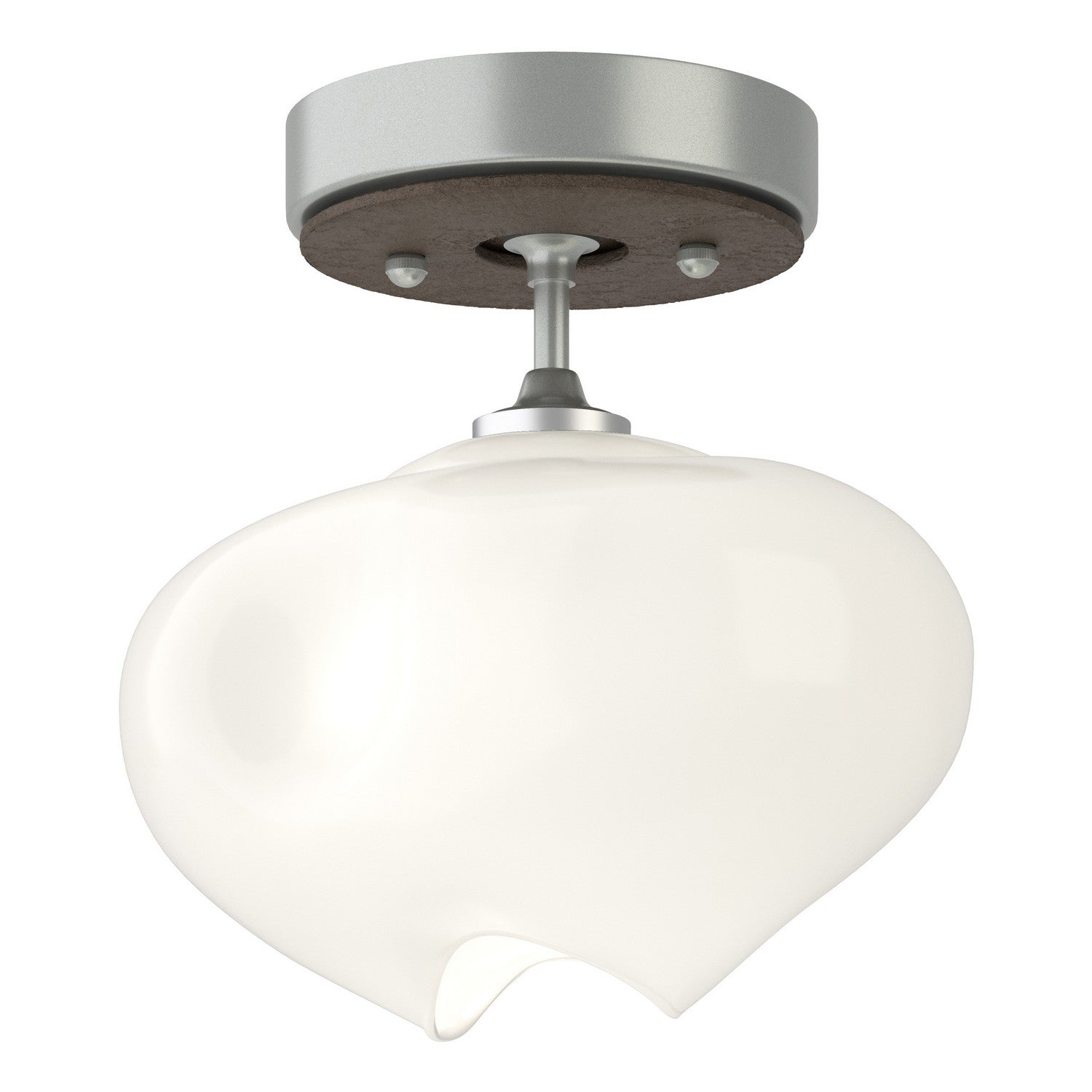 Hubbardton Forge - 121372-SKT-82-05-FD0710 - One Light Semi-Flush Mount - Ume - Vintage Platinum