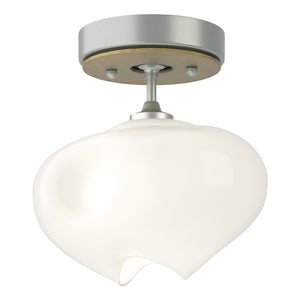 Hubbardton Forge - 121372-SKT-82-86-FD0710 - One Light Semi-Flush Mount - Ume - Vintage Platinum