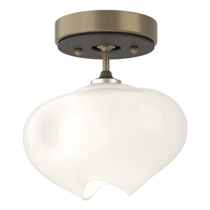 Hubbardton Forge - 121372-SKT-84-20-FD0710 - One Light Semi-Flush Mount - Ume - Soft Gold