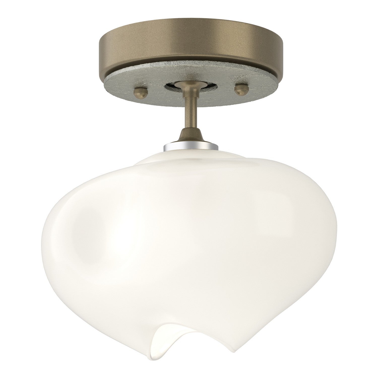 Hubbardton Forge - 121372-SKT-84-85-FD0710 - Ume 1-Light Semi-Flush - Ume - Soft Gold