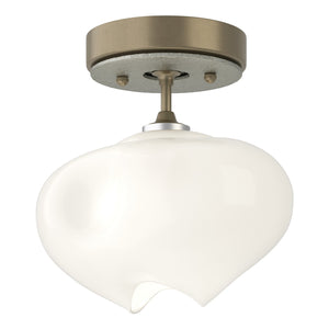 Hubbardton Forge - 121372-SKT-84-85-FD0710 - One Light Semi-Flush Mount - Ume - Soft Gold