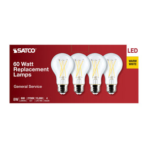 Satco - S12462 - Light Bulb - Clear