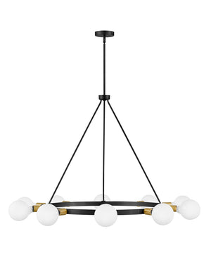 Lark - 83610BK - LED Chandelier - Orla - Black