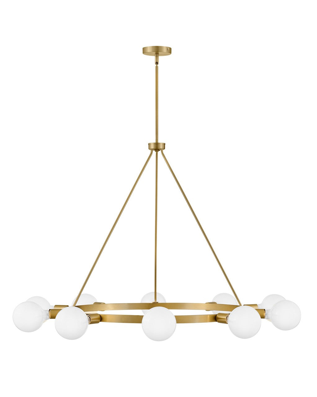 Lark - 83610LCB - LED Chandelier - Orla - Lacquered Brass