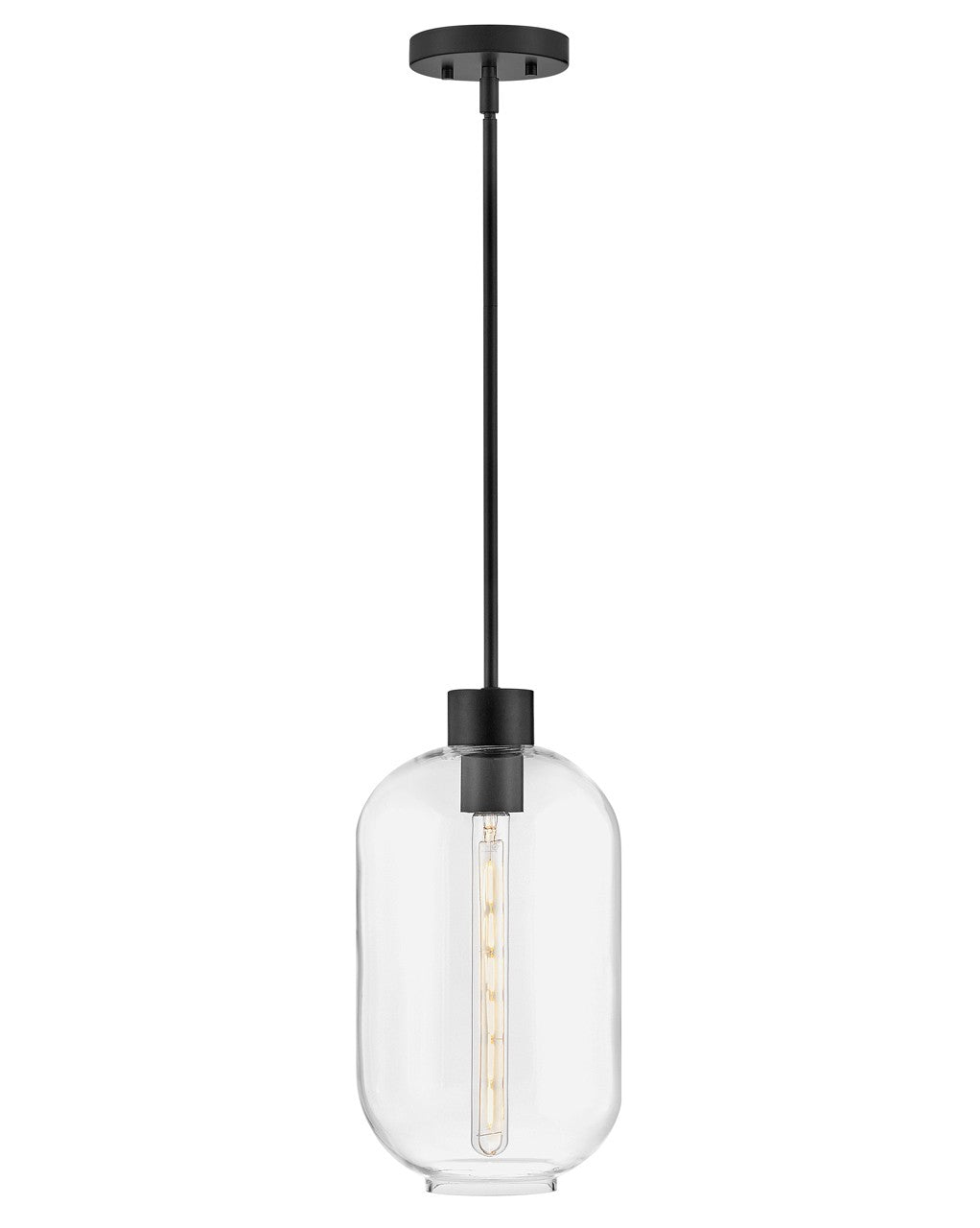 Lark - 83657BK - LED Pendant - Greer - Black