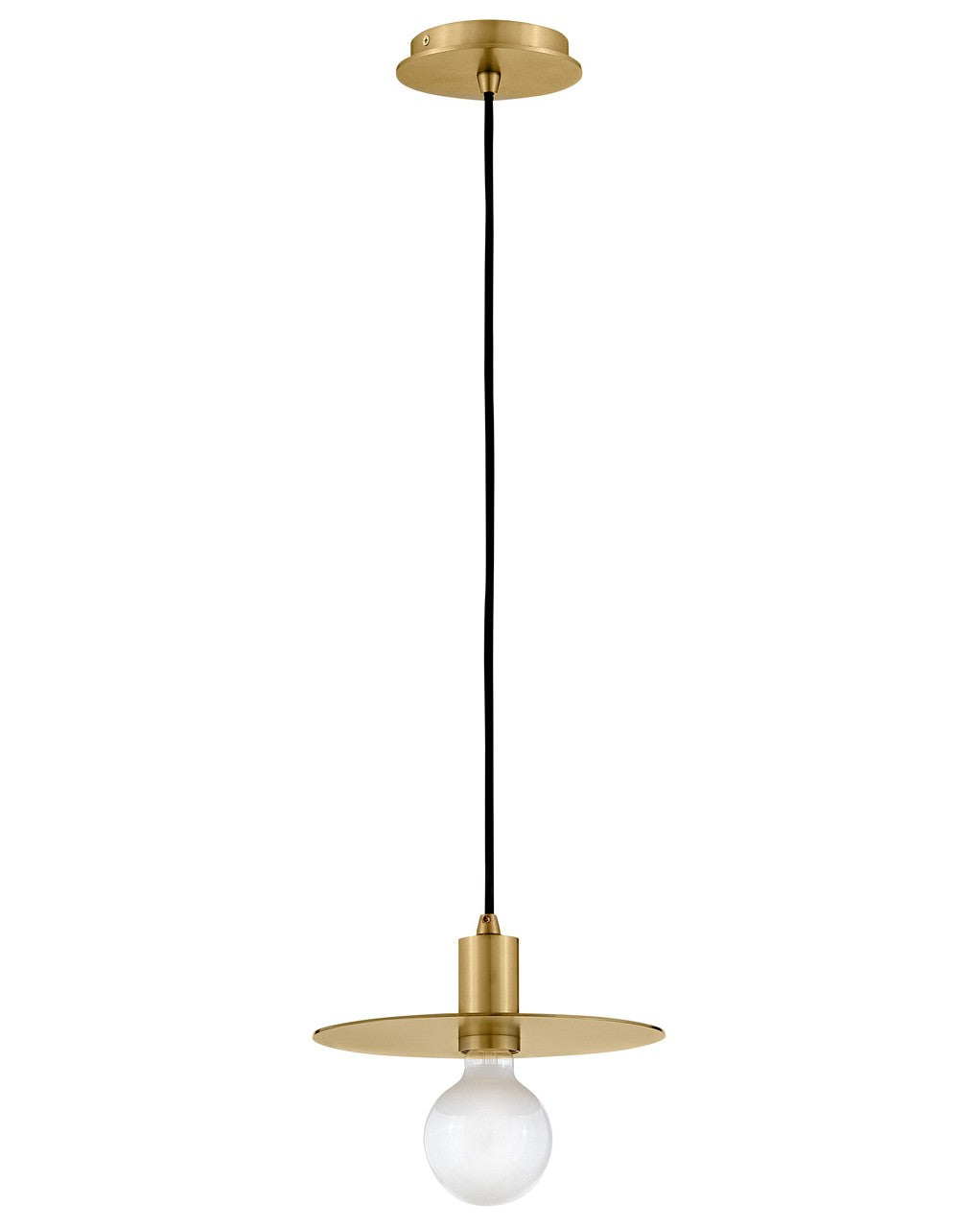 Lark - 83887LCB - LED Convertible Pendant - Lulu - Lacquered Brass