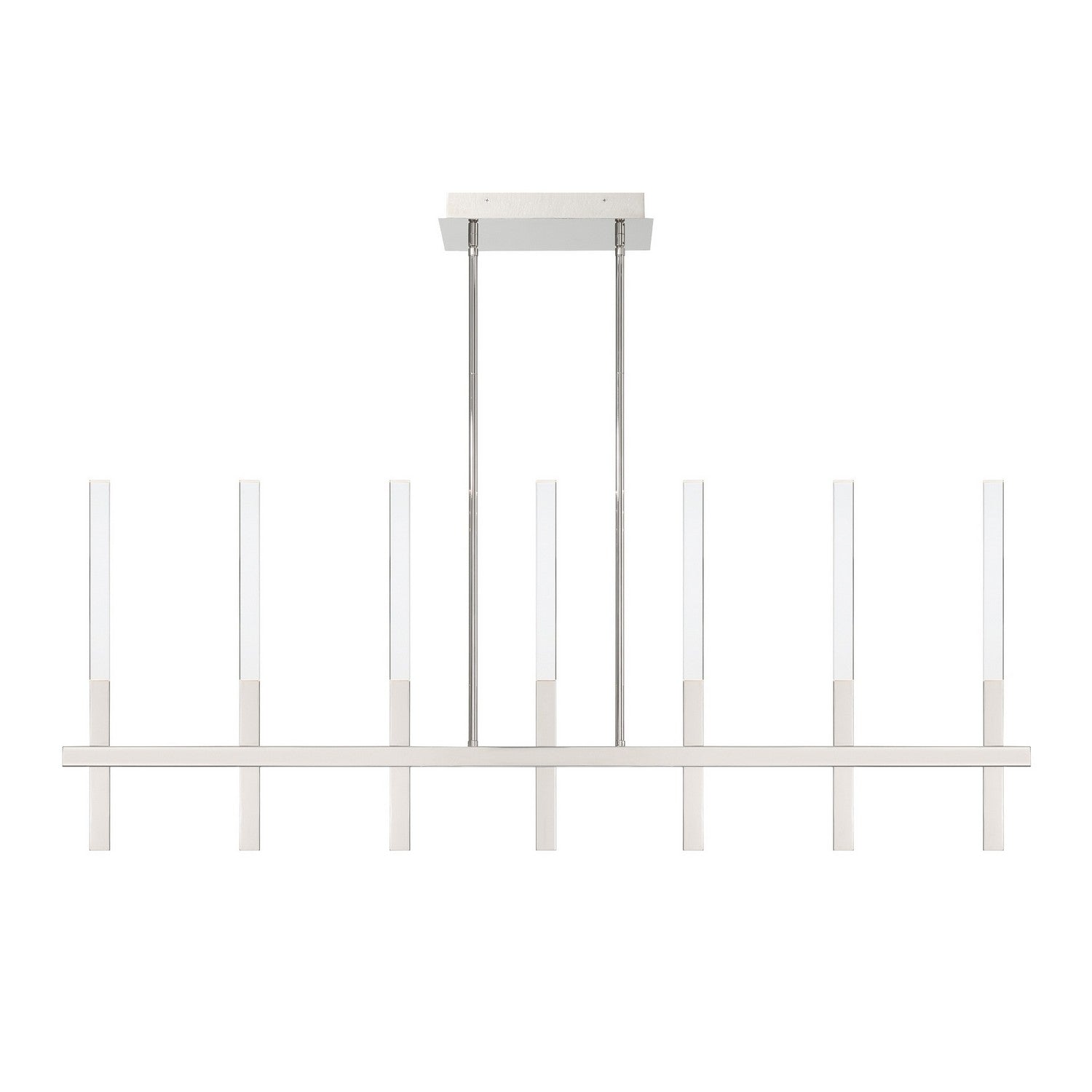 Eurofase - 46476-029 - BENICIO-CHD-7LT-46IN-PN-CL - BENICIO - Polished Nickel