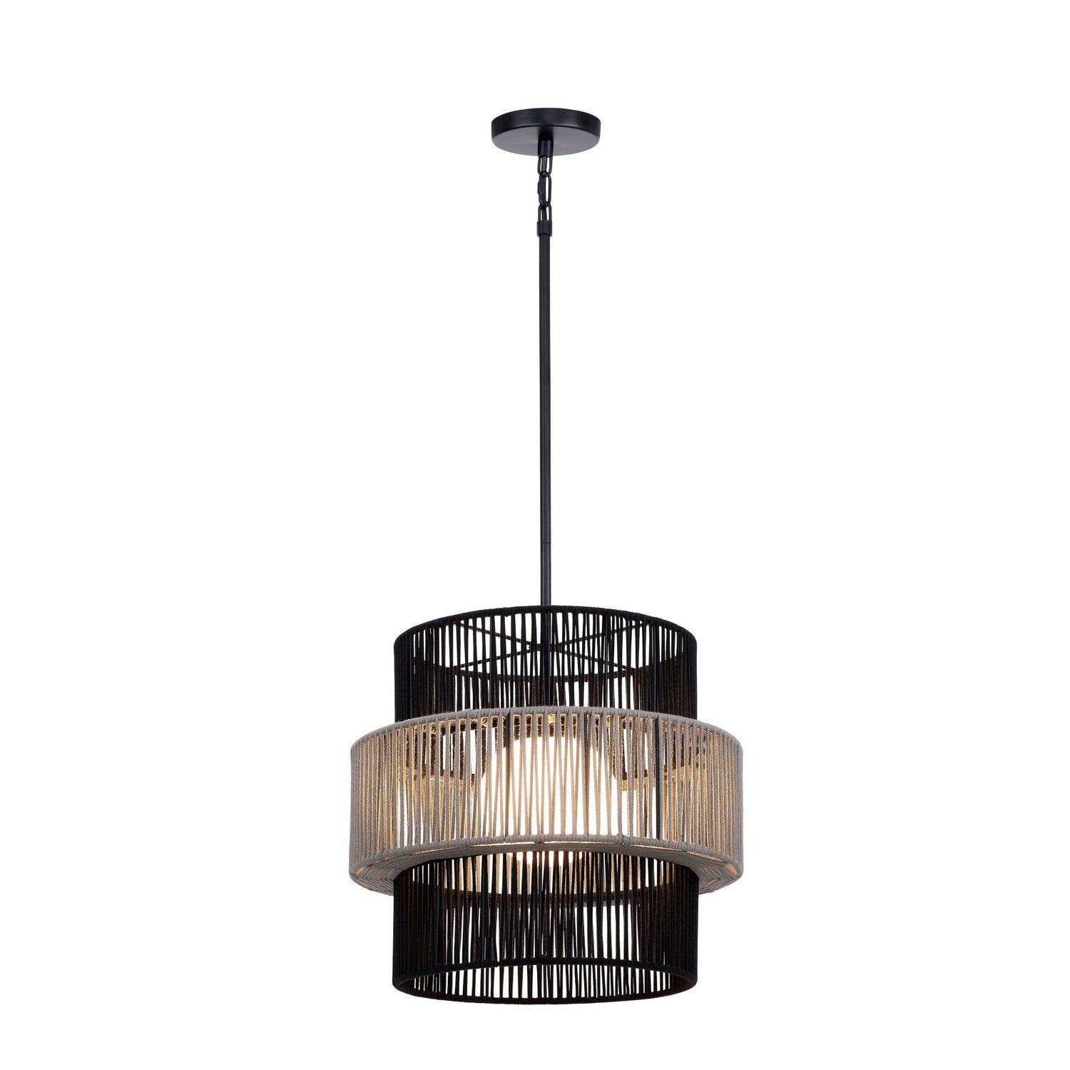 Eurofase - 46632-012 - One Light Pendant - Aden - Black