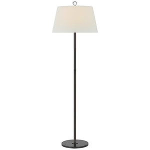 Visual Comfort Signature - AL 1000BZ/CHC-L - LED Floor Lamp - Griffin - Bronze and Chocolate Leather