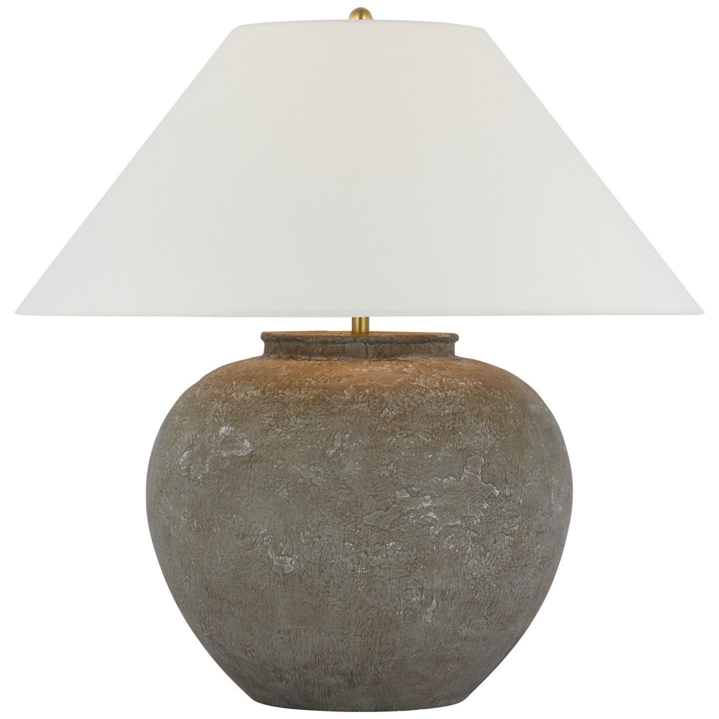 Visual Comfort Signature - AL 3600STG-L - LED Table Lamp - Casey - Silt Grey Ceramic