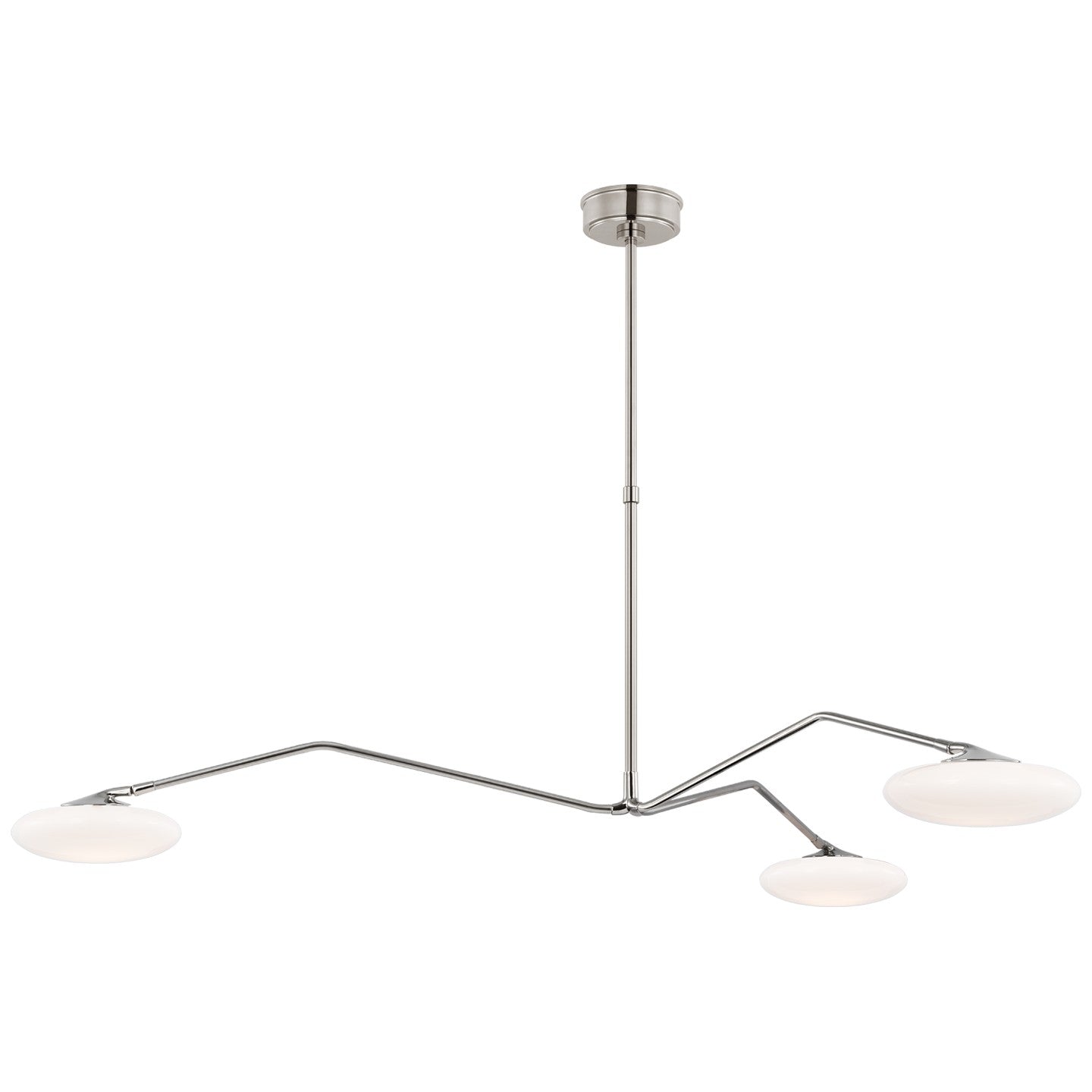 Visual Comfort Signature - CD 5010PN-WG - LED Chandelier - Brindille - Polished Nickel