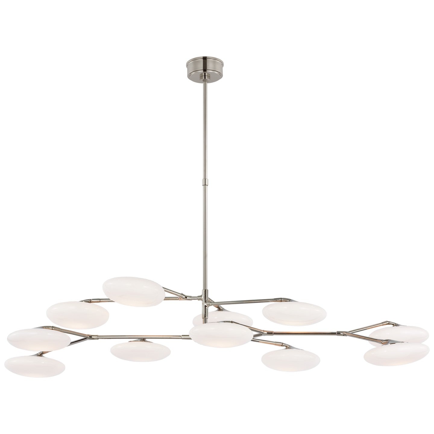 Visual Comfort Signature - CD 5018PN-WG - LED Chandelier - Brindille - Polished Nickel