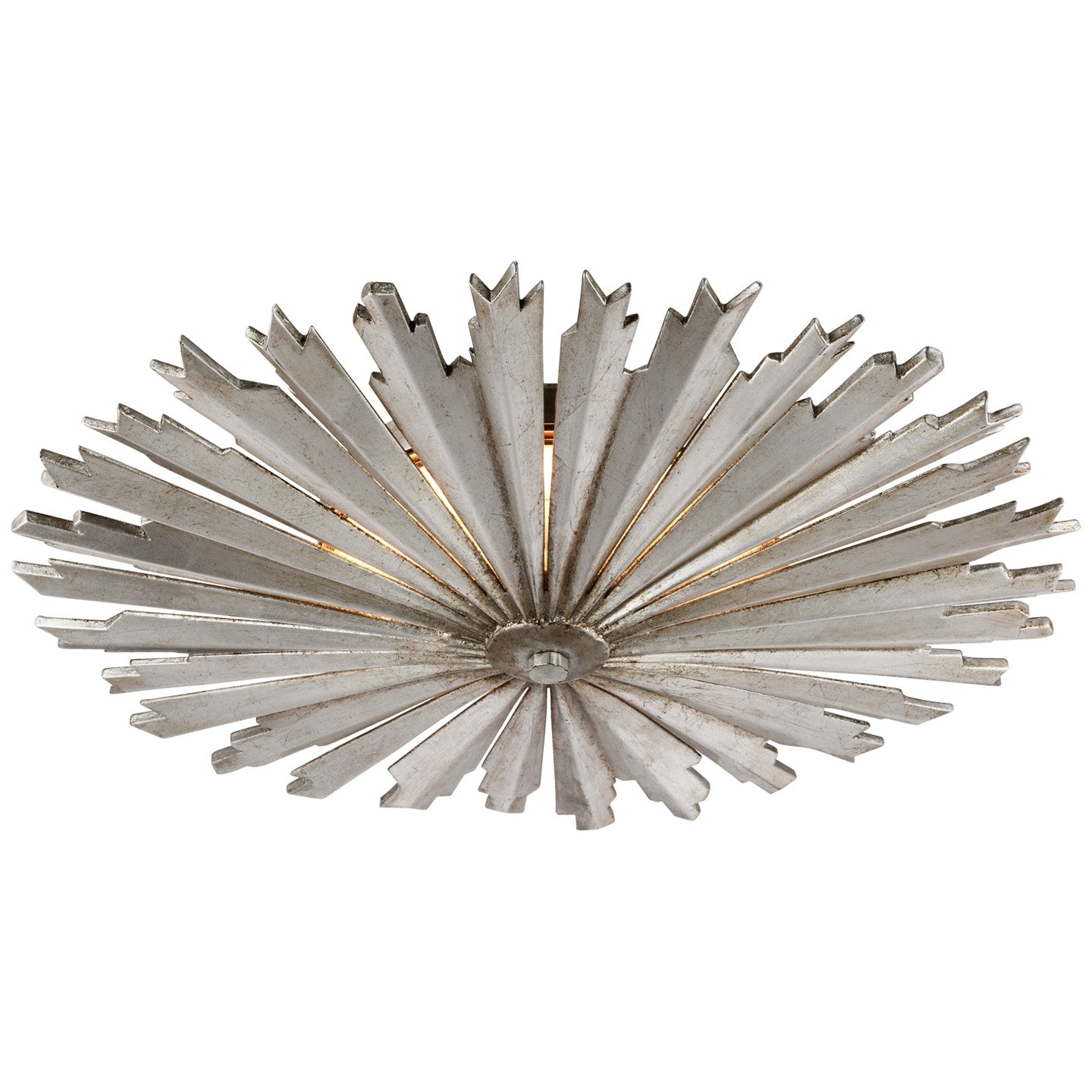 Visual Comfort Signature - CHC 4400BSL - LED Flush Mount - Claymore - Burnished Silver Leaf