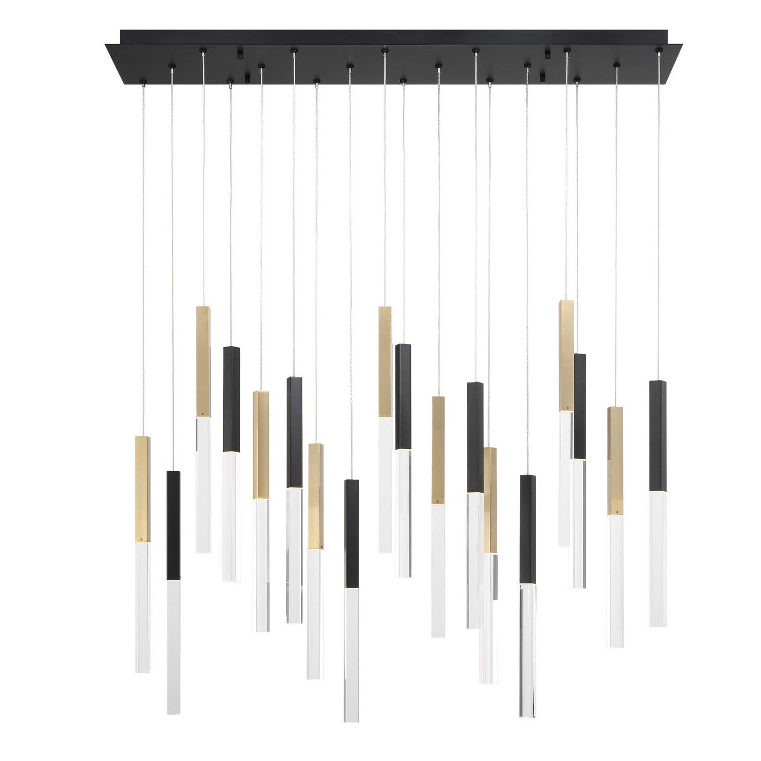 Eurofase - 46771-025 - BENICIO-CHD-18LT-42IN-GBM-CL - BENICIO - Gold-Black