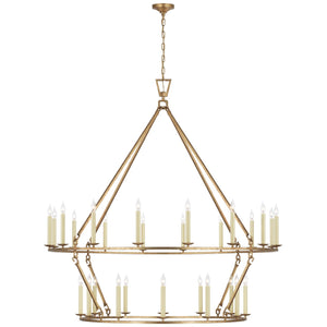 Visual Comfort Signature - CHC 5277GI - LED Chandelier - Darlana Ring - Gilded Iron