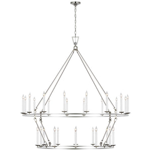 Visual Comfort Signature - CHC 5277PN - LED Chandelier - Darlana Ring - Polished Nickel