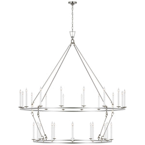 Visual Comfort Signature - CHC 5278PN - LED Chandelier - Darlana Ring - Polished Nickel