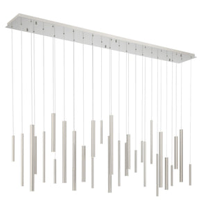 Eurofase - 46814-036 - SANTANA-CHD-30LT-72IN-SN - SANTANA - Satin Nickel