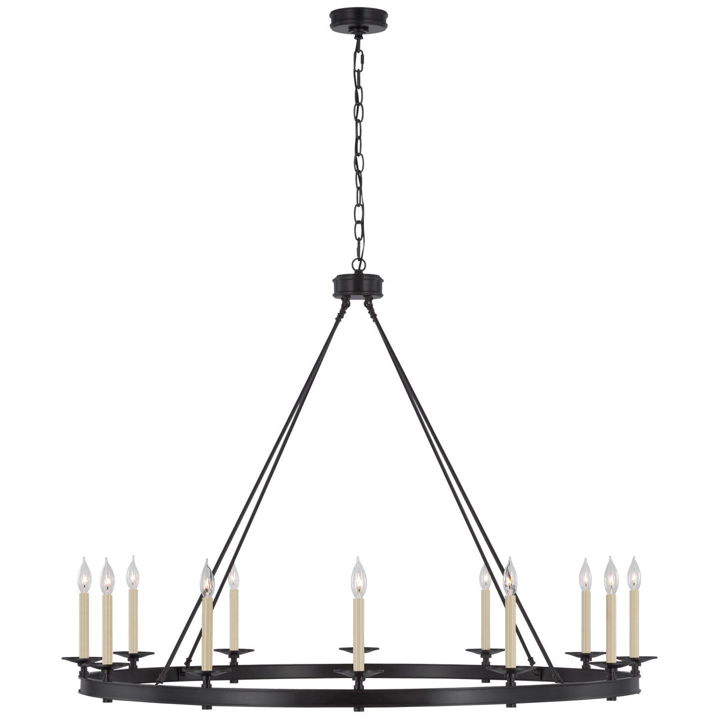 Visual Comfort Signature - CHC 5614BZ - LED Chandelier - Launceton - Bronze