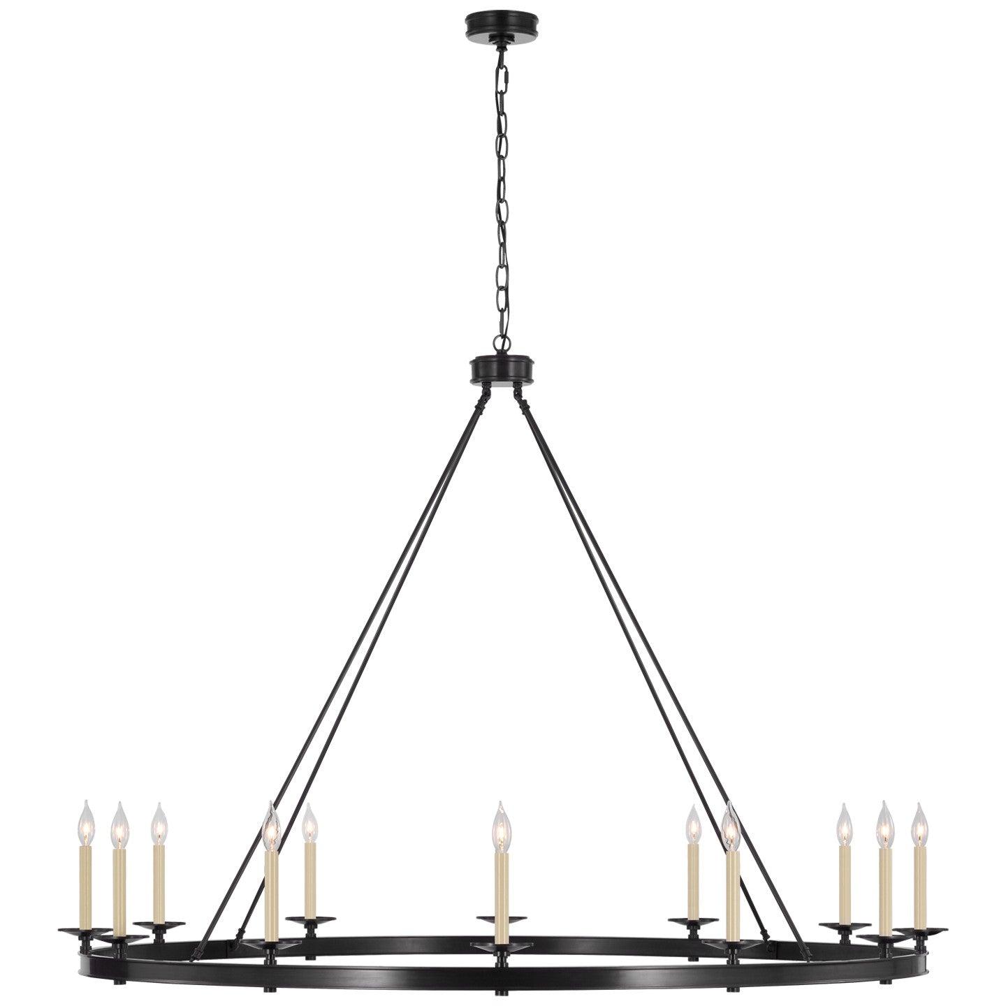 Visual Comfort Signature - CHC 5615BZ - LED Chandelier - Launceton - Bronze