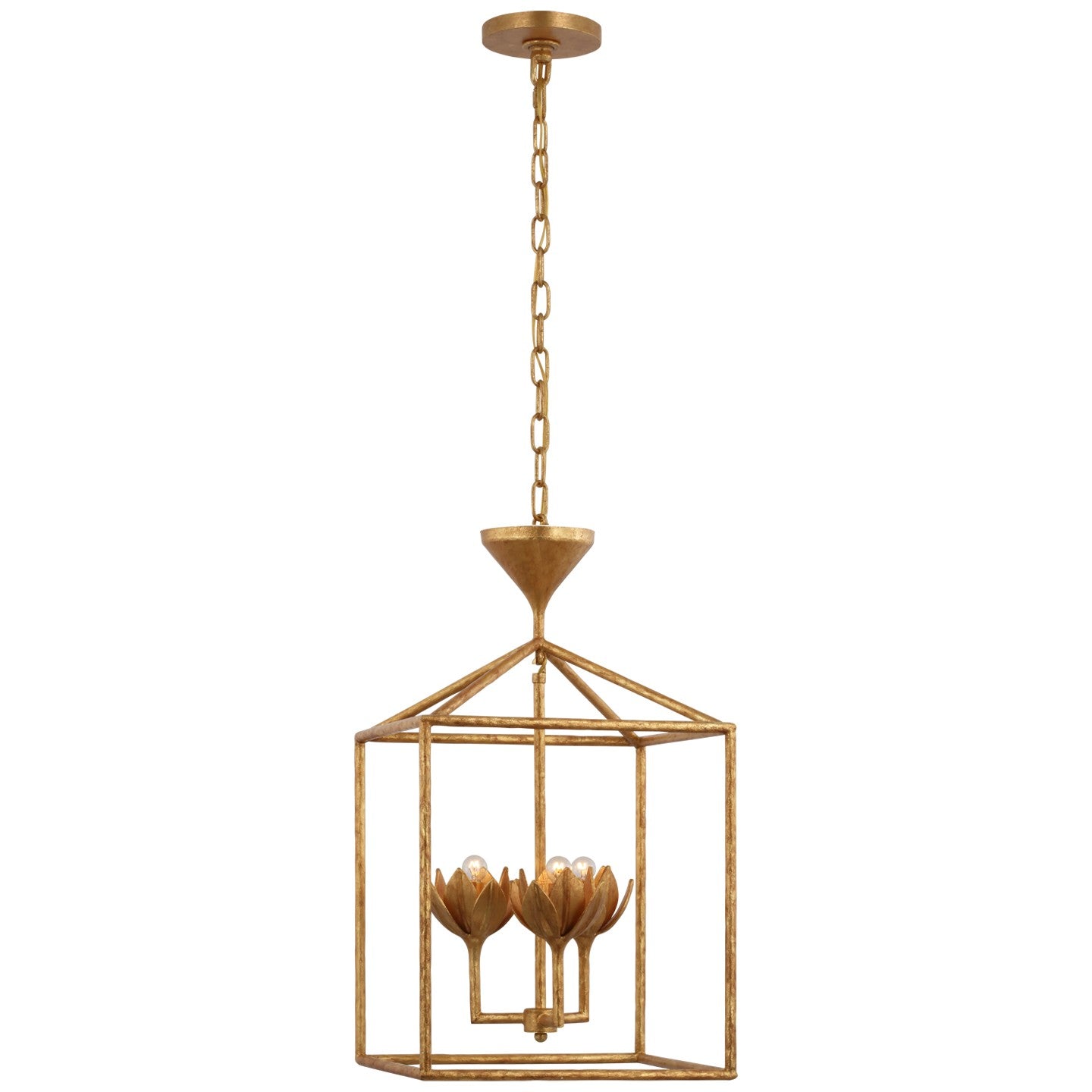 Visual Comfort Signature - JN 5301AGL - LED Pendant - Alberto - Antique Gold Leaf