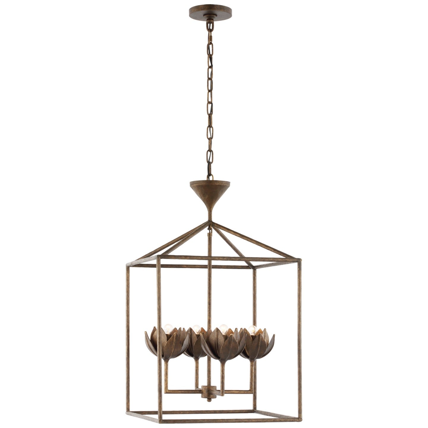 Visual Comfort Signature - JN 5302ABL - LED Pendant - Alberto - Antique Bronze Leaf