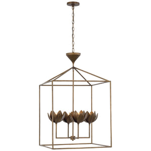 Visual Comfort Signature - JN 5303ABL - LED Pendant - Alberto - Antique Bronze Leaf