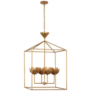 Visual Comfort Signature - JN 5303AGL - LED Pendant - Alberto - Antique Gold Leaf