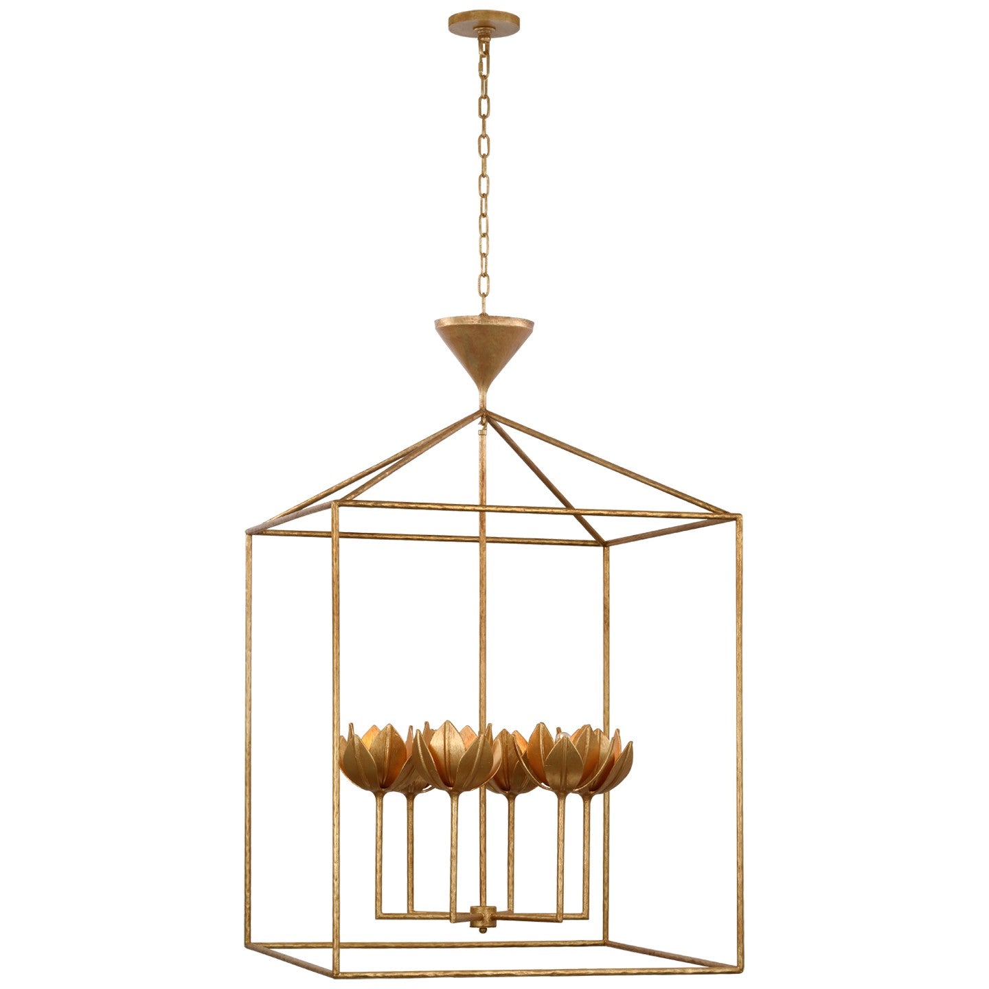 Visual Comfort Signature - JN 5304AGL - LED Pendant - Alberto - Antique Gold Leaf