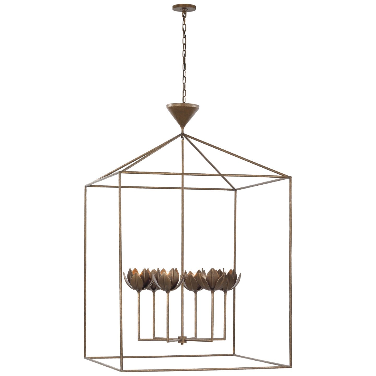 Visual Comfort Signature - JN 5305ABL - LED Pendant - Alberto - Antique Bronze Leaf