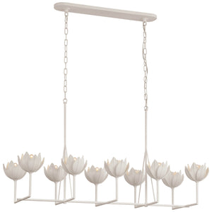 Visual Comfort Signature - JN 5313PW - LED Linear Chandelier - Alberto - Plaster White