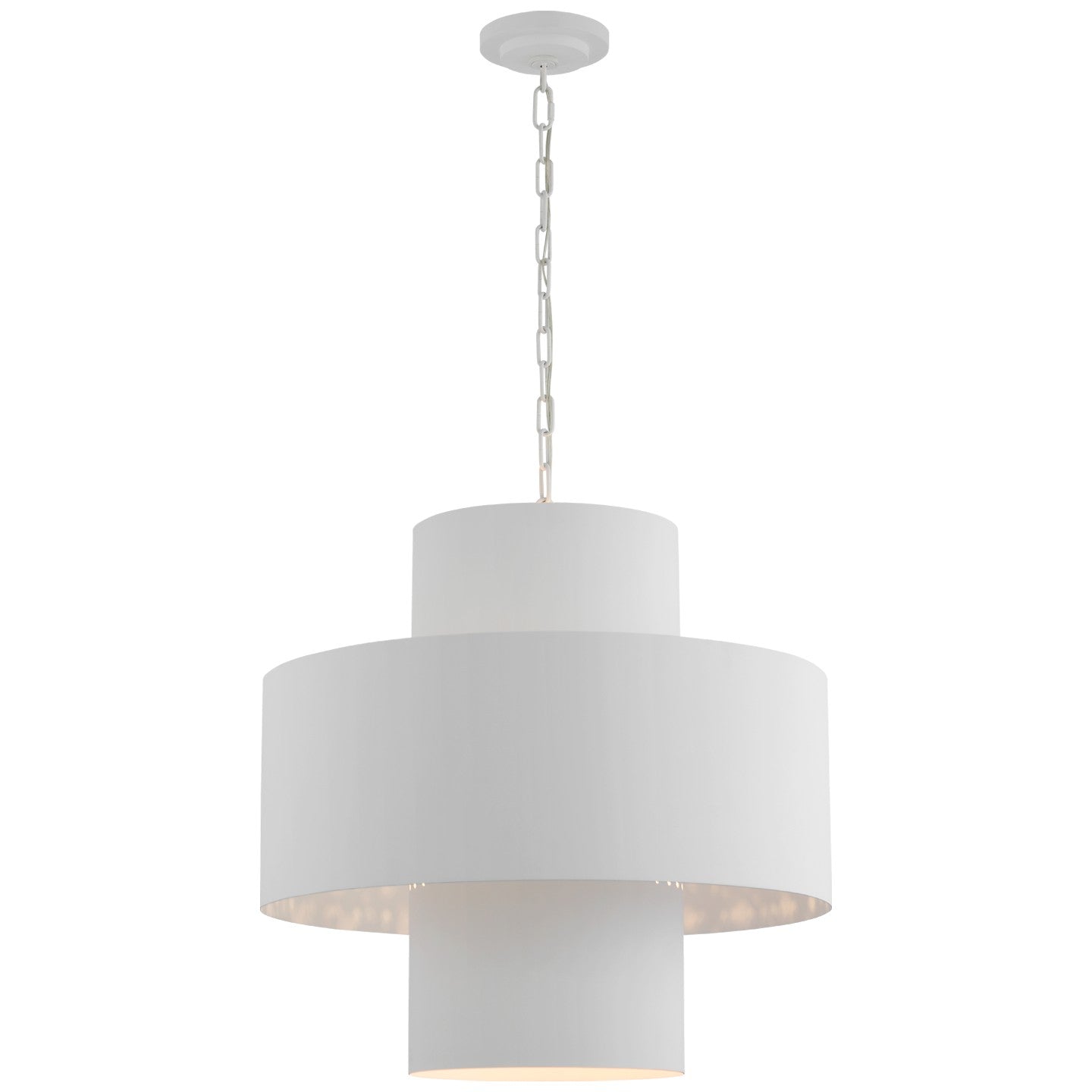 Visual Comfort Signature - JN 5332PW - LED Pendant - Chalmette - Plaster White