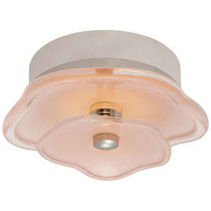 Visual Comfort Signature - KS 4063PN-BLS - LED Flush Mount - Leighton - Polished Nickel