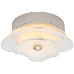 Visual Comfort Signature - KS 4063PN-CRE - LED Flush Mount - Leighton - Polished Nickel