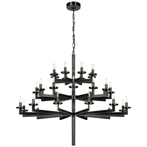 Visual Comfort Signature - KW 5202BZ - 32 Light Chandelier - Liaison - Bronze